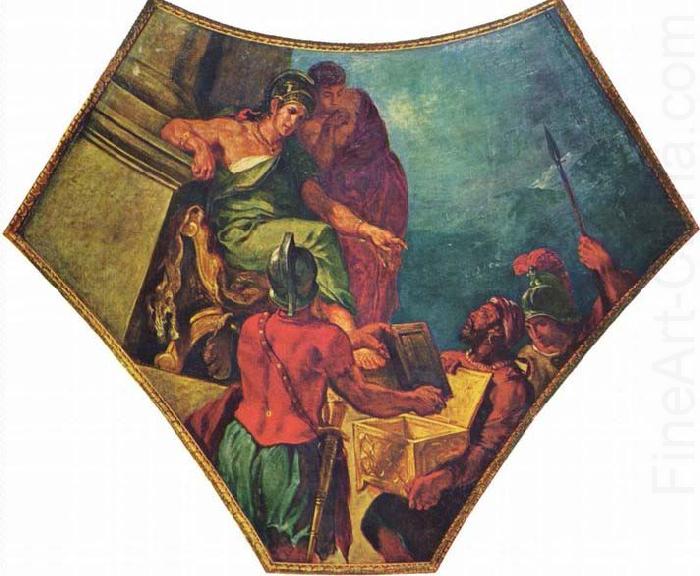 Eugene Delacroix Alexander und die Epen Homers